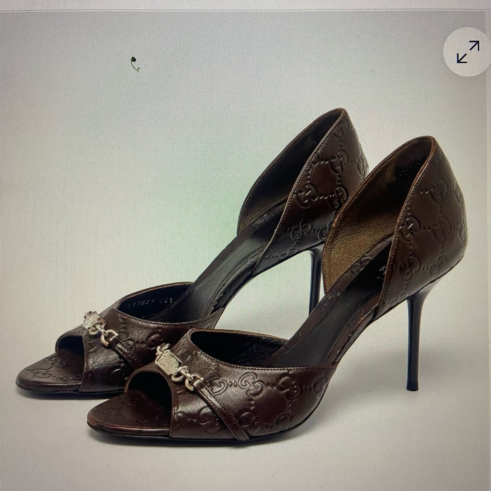 Gucci Brown Size 37 Guccissima
